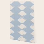 Geometric Southwestern Minimalism - Soft Sky Blue Wallpaper Gallery Image 2