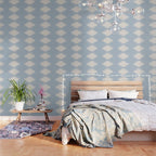 Geometric Southwestern Minimalism - Soft Sky Blue Wallpaper Gallery Image 3