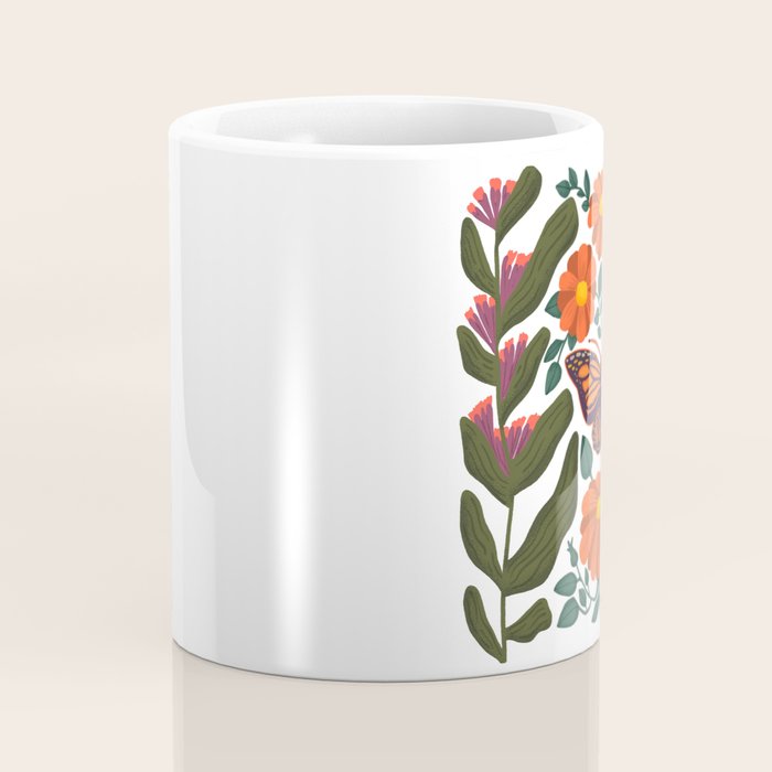 Monarch Butterfly and Milkweed  Coffee Mug Gallery Image 4