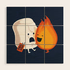 Friendly Fire Wood Wall Art Gallery Image 1