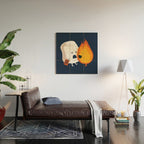 Friendly Fire Wood Wall Art Gallery Image 2