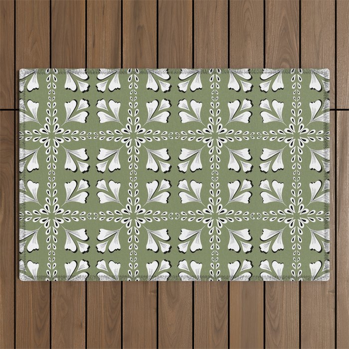 Leafy Meadow 2 Outdoor Rug Gallery Image 1