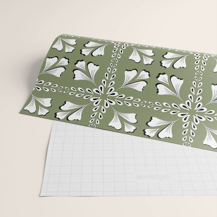 Leafy Meadow 2 Wrapping Paper Gallery Image 2