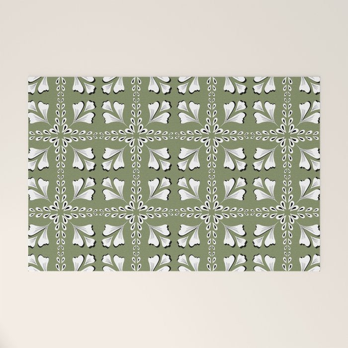 Leafy Meadow 2 Welcome Mat Gallery Image 1