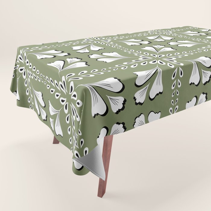 Leafy Meadow 2 Tablecloth Gallery Image 1