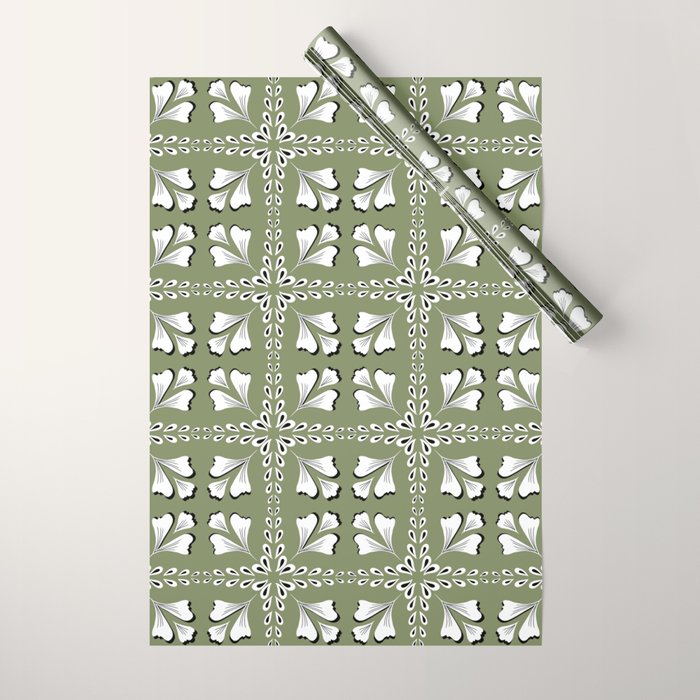 Leafy Meadow 2 Wrapping Paper Gallery Image 1