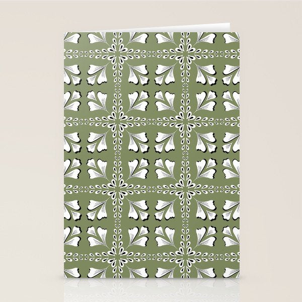 Leafy Meadow 2 Stationery Card Gallery Image 1