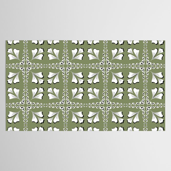 Leafy Meadow 2 Tablecloth Gallery Image 2