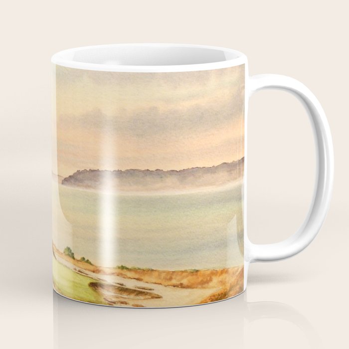 Chambers Bay Golf Course 15th Hole Coffee Mug Gallery Image 1