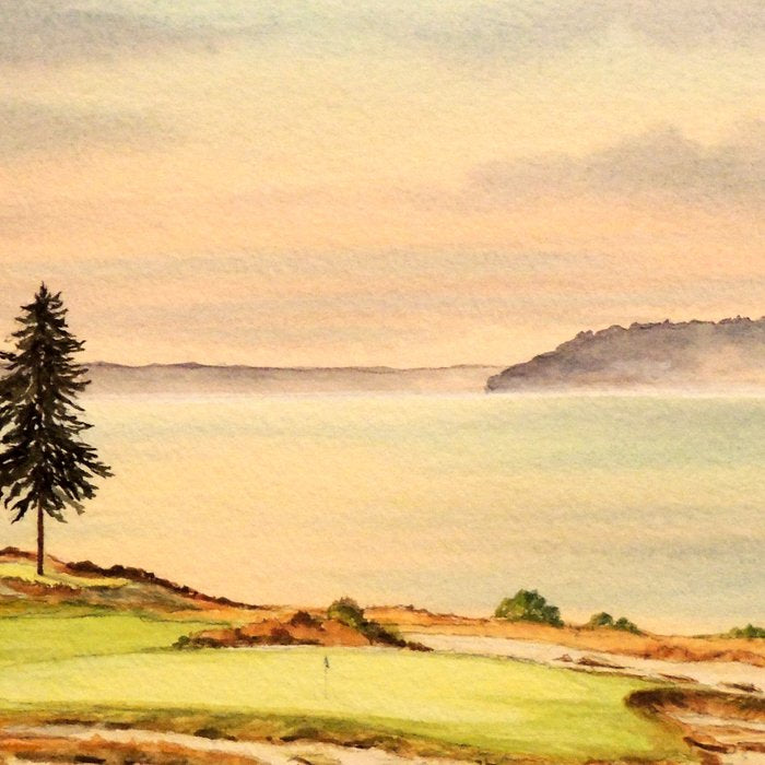 Chambers Bay Golf Course 15th Hole Coffee Mug Gallery Image 2