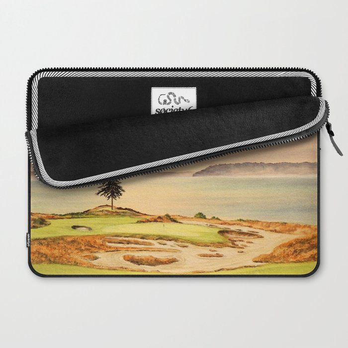 Chambers Bay Golf Course 15th Hole Laptop Sleeve Gallery Image 2