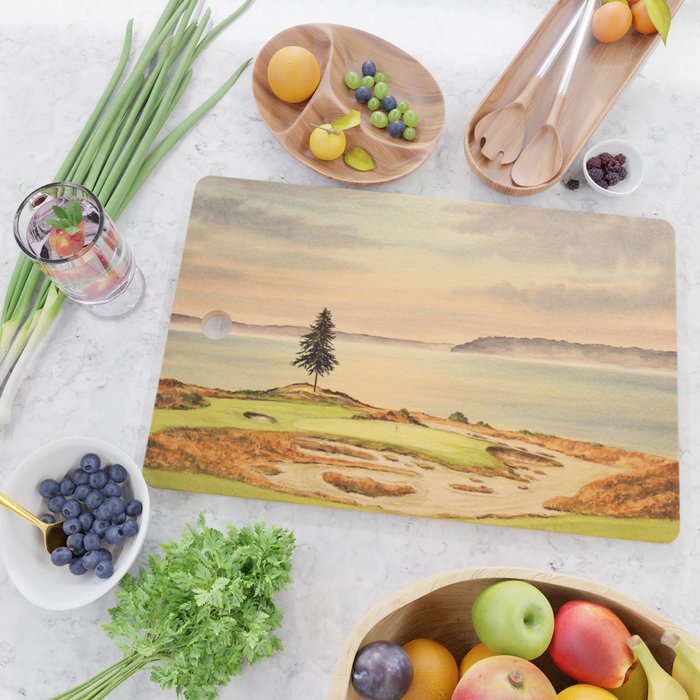 Chambers Bay Golf Course 15th Hole Cutting Board Gallery Image 2