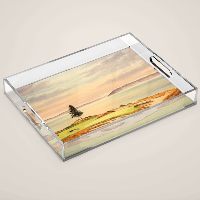 Chambers Bay Golf Course 15th Hole Acrylic Tray Gallery Image 1