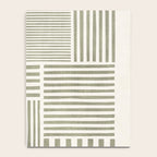 Neutral Green Lines Modern Minimalism Notebook Gallery Image 4