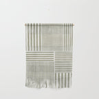 Neutral Green Lines Modern Minimalism Wall Hanging Gallery Image 1