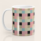 Geometric Trend in Pink Green and Black Coffee Mug Gallery Image 3