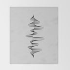 Abstract 80s Soundwave Art Music Audio black and white Musical design home wall bedroom decor Art Pr Throw Blanket Gallery Image 2