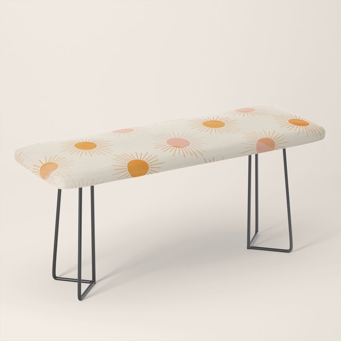 Sherbet Sunnies | Boho Sun Pattern Bench Gallery Image 1