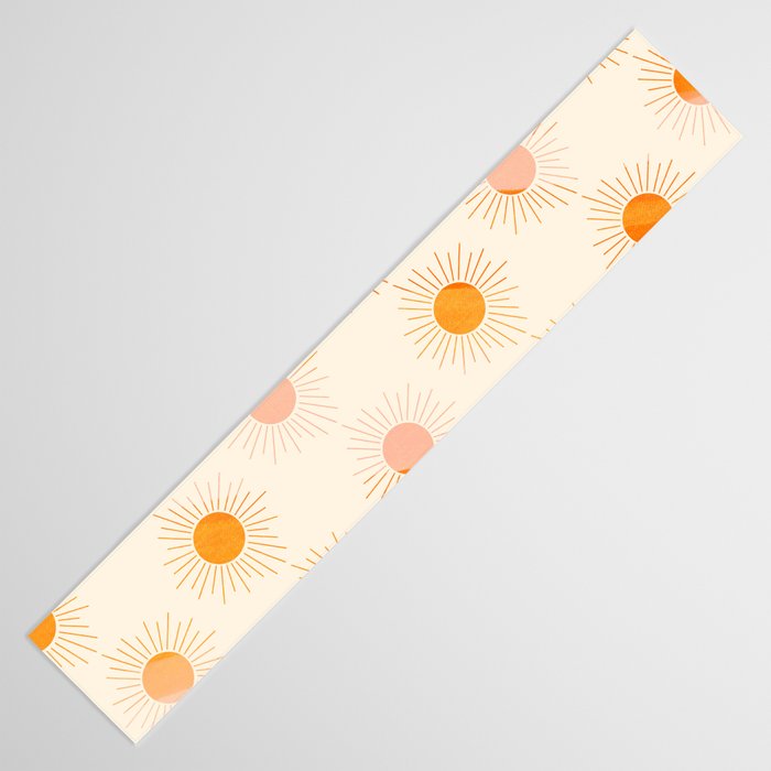 Sherbet Sunnies | Boho Sun Pattern Table Runner Gallery Image 3