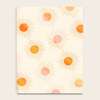Sherbet Sunnies | Boho Sun Pattern Notebook Gallery Image 4