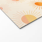 Sherbet Sunnies | Boho Sun Pattern Welcome Mat Gallery Image 2