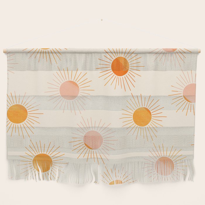 Sherbet Sunnies | Boho Sun Pattern Wall Hanging Gallery Image 1
