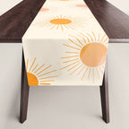 Sherbet Sunnies | Boho Sun Pattern Table Runner Gallery Image 1