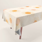 Sherbet Sunnies | Boho Sun Pattern Tablecloth Gallery Image 1