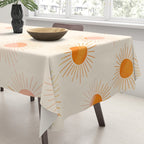 Sherbet Sunnies | Boho Sun Pattern Tablecloth Gallery Image 3