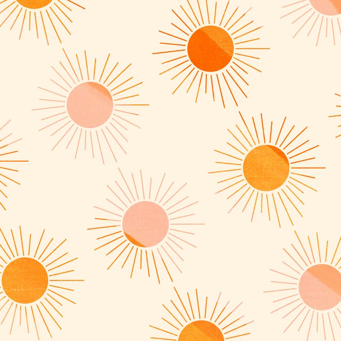 Sherbet Sunnies | Boho Sun Pattern Coffee Mug Gallery Image 2