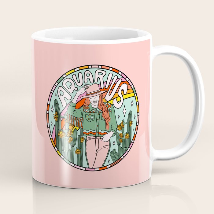 Aquarius Cowgirl Coffee Mug Gallery Image 1