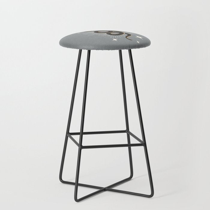 Slither - Gray Stool Gallery Image 1