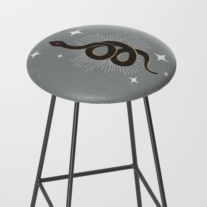 Slither - Gray Stool Gallery Image 2