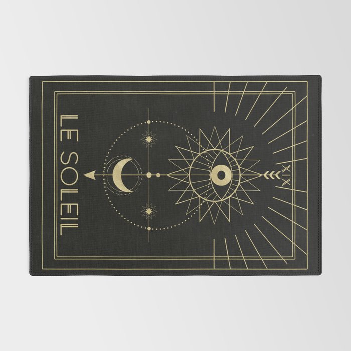 Le Soleil or The Sun Tarot Rug Gallery Image 2