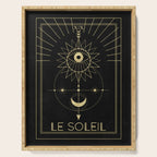 Le Soleil or The Sun Tarot Serving Tray Gallery Image 1