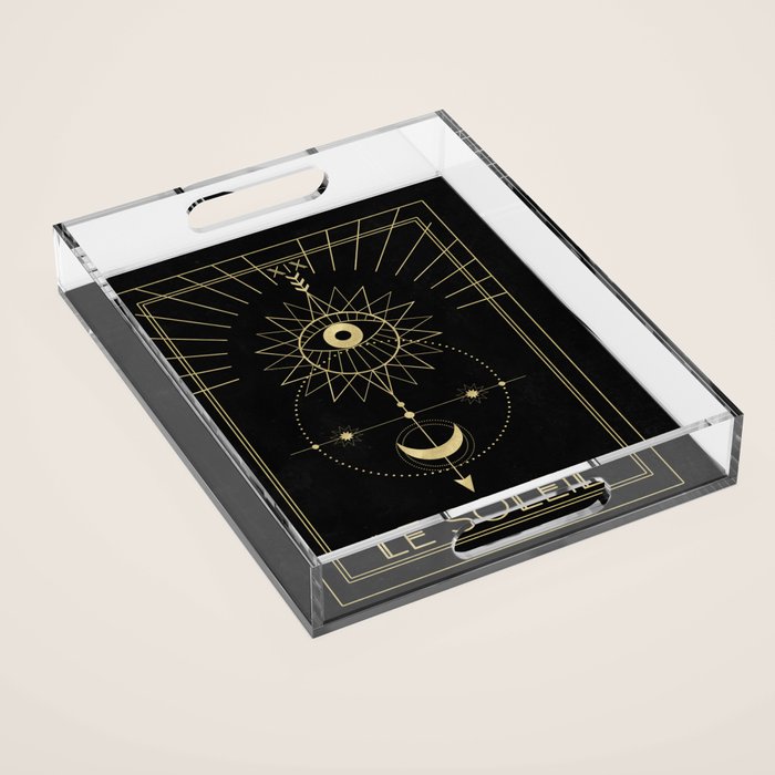 Le Soleil or The Sun Tarot Acrylic Tray Gallery Image 1
