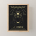 Le Soleil or The Sun Tarot Mini Art Print Gallery Image 1