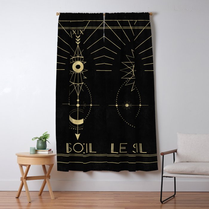 Le Soleil or The Sun Tarot Window Curtain Gallery Image 5