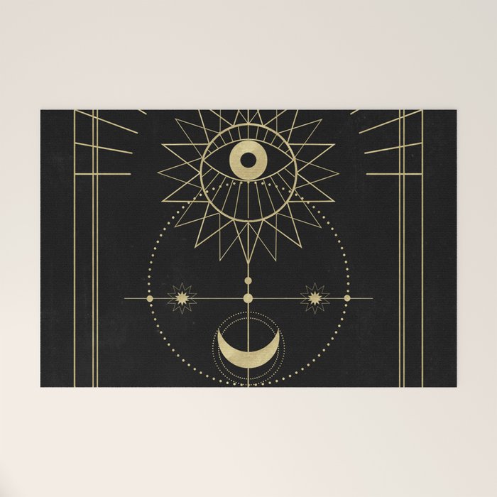 Le Soleil or The Sun Tarot Welcome Mat Gallery Image 1