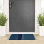 Modern Blue, Blue Painting, Blue Ombre Welcome Mat Gallery Image 3