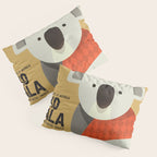 Hello Koala Pillow Sham Gallery Image 3
