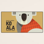 Hello Koala Desk Mat Gallery Image 3
