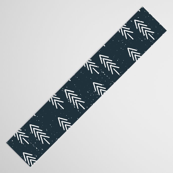 Pine Trees . Navy Table Runner Gallery Image 3