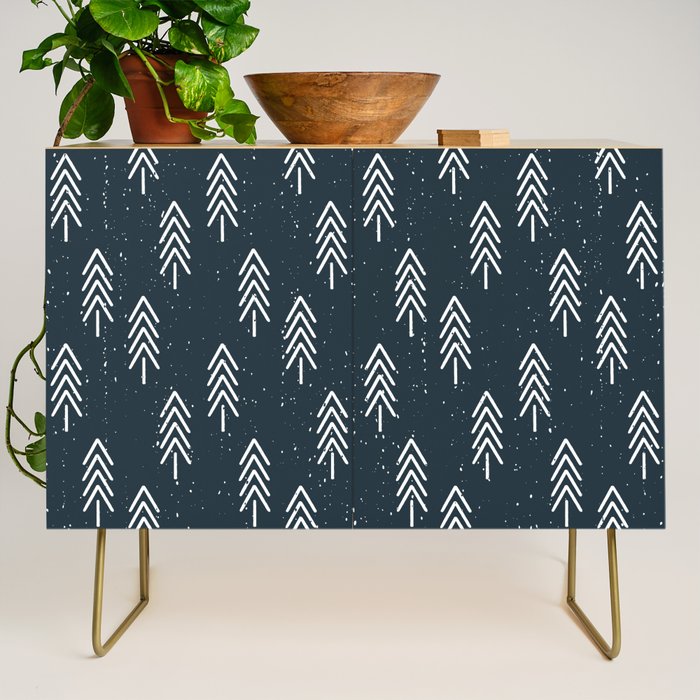 Pine Trees . Navy Credenza Gallery Image 1
