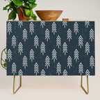 Pine Trees . Navy Credenza Gallery Image 1