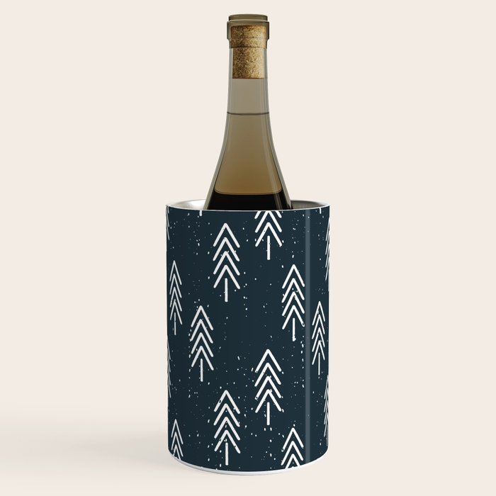 Pine Trees . Navy Wine Chiller Gallery Image 1