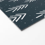 Pine Trees . Navy Welcome Mat Gallery Image 2