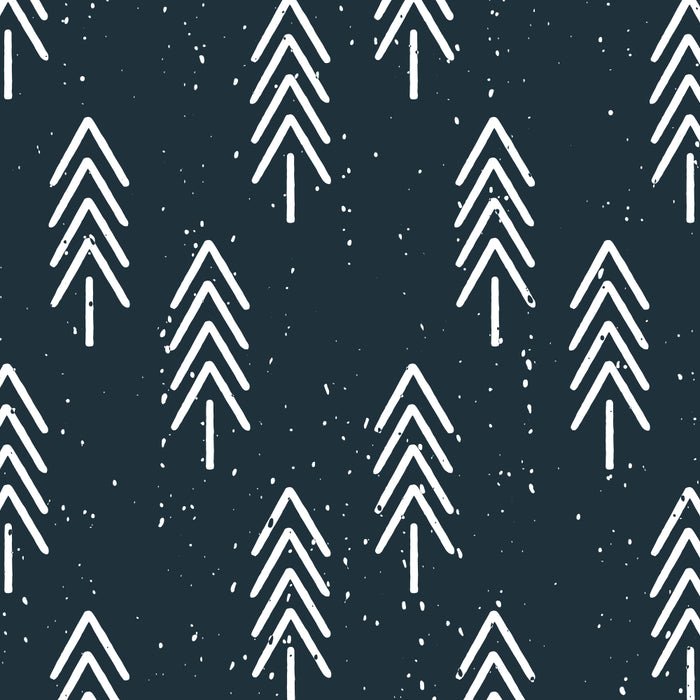 Pine Trees . Navy Coffee Mug Gallery Image 2