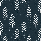 Pine Trees . Navy Coffee Mug Gallery Image 2