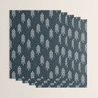 Pine Trees . Navy Wrapping Paper Gallery Image 3